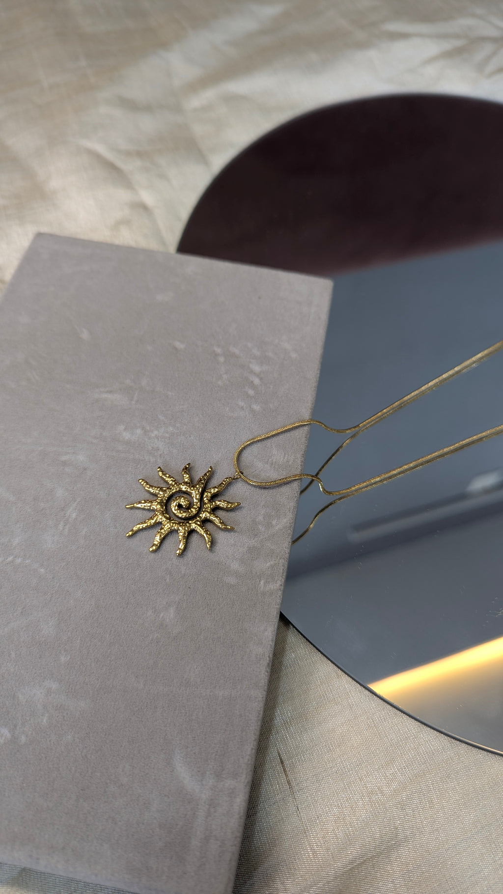 Sun Pendant Necklace