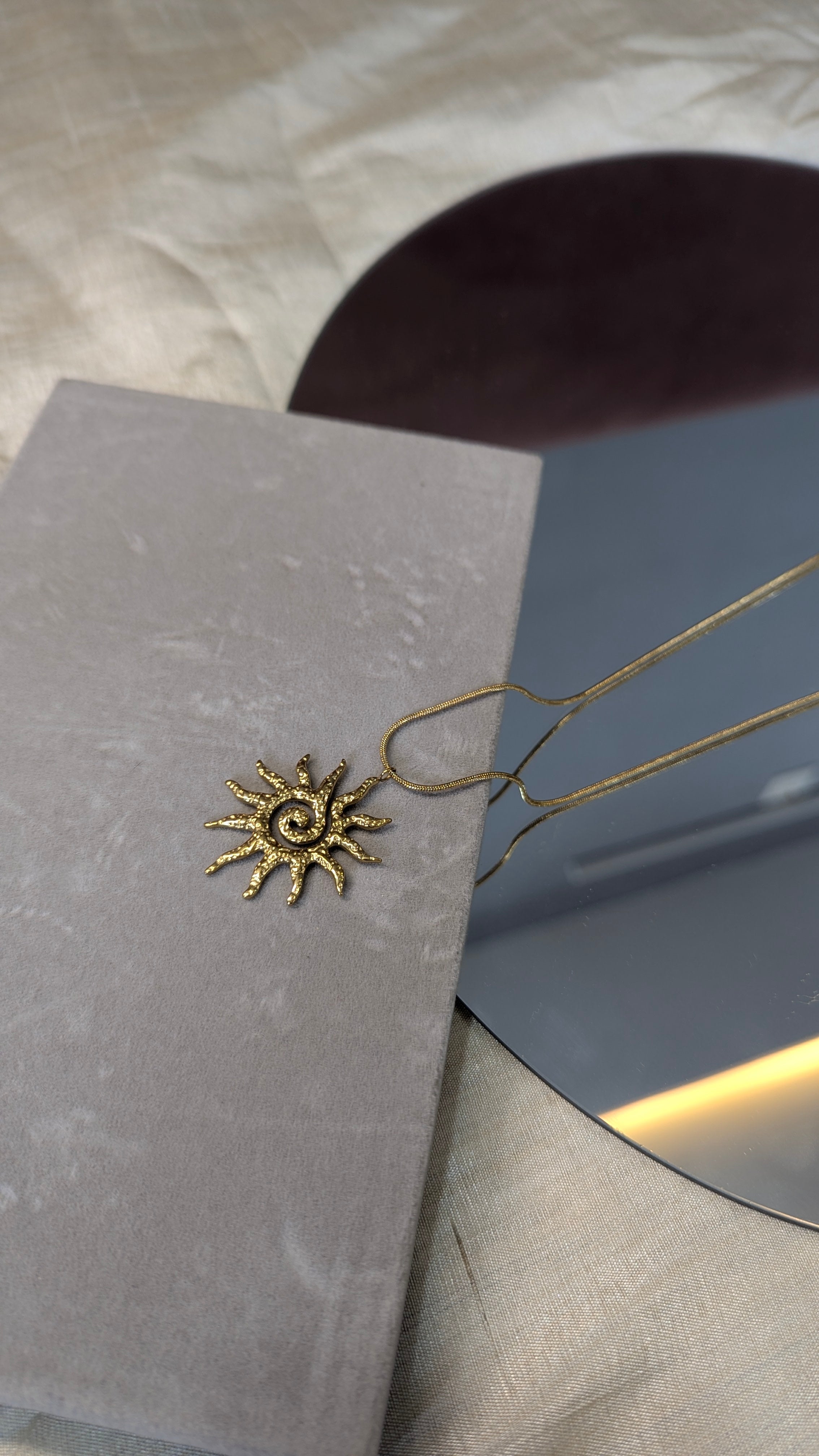 Sun Pendant Necklace