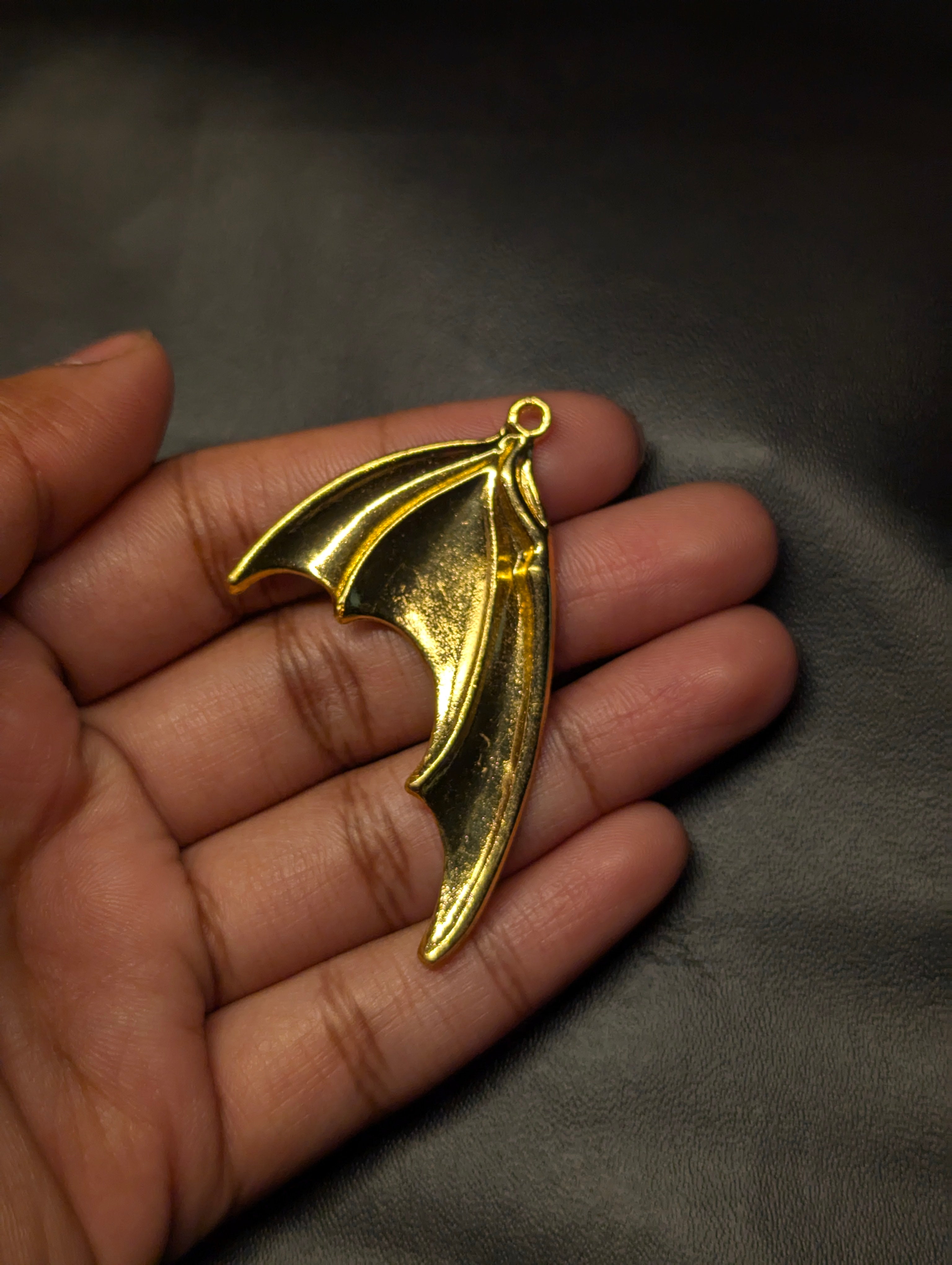 Bat wing charm