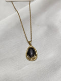 Black Stone Pendant #2