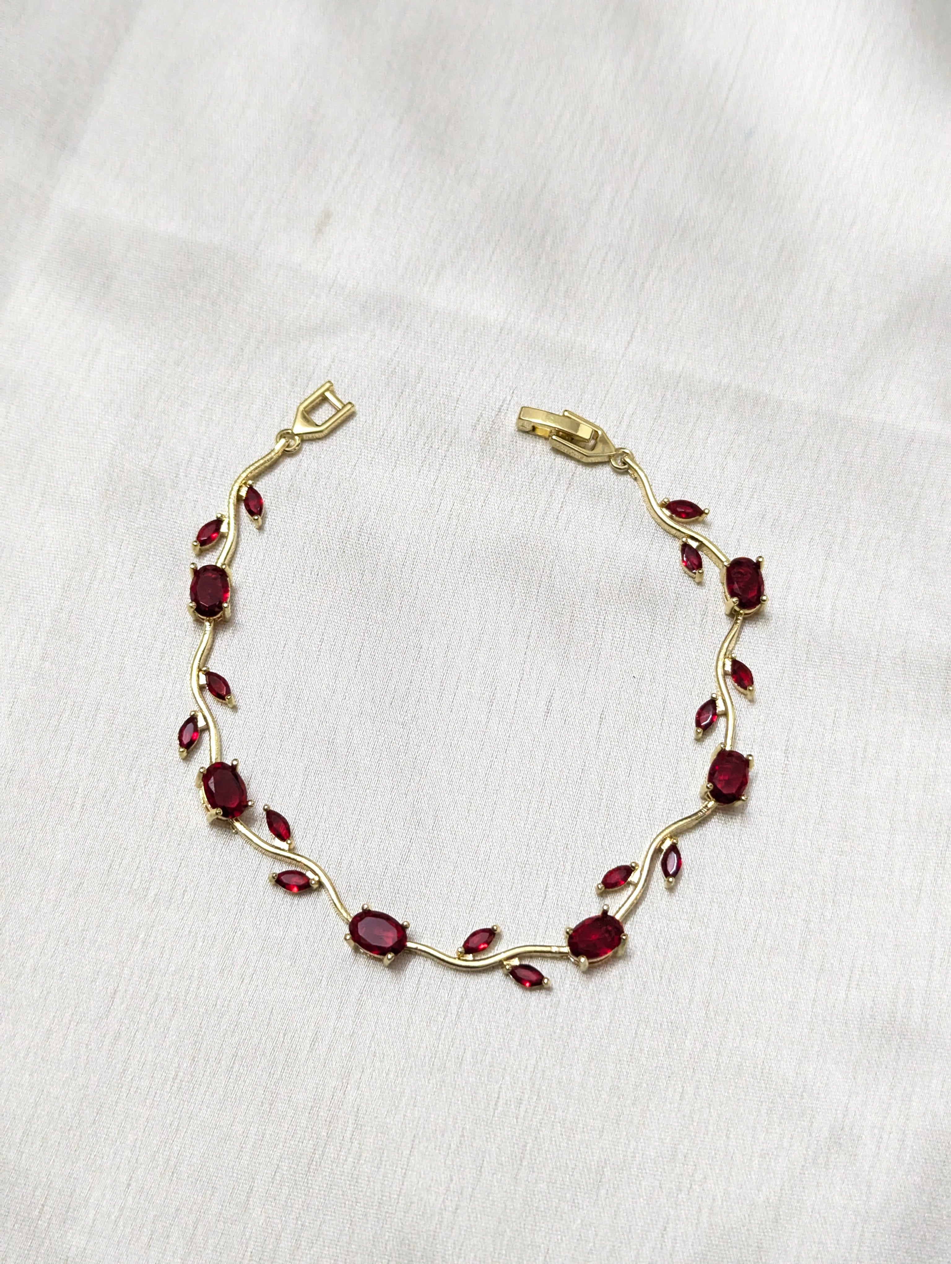 Red Tulip Bracelet