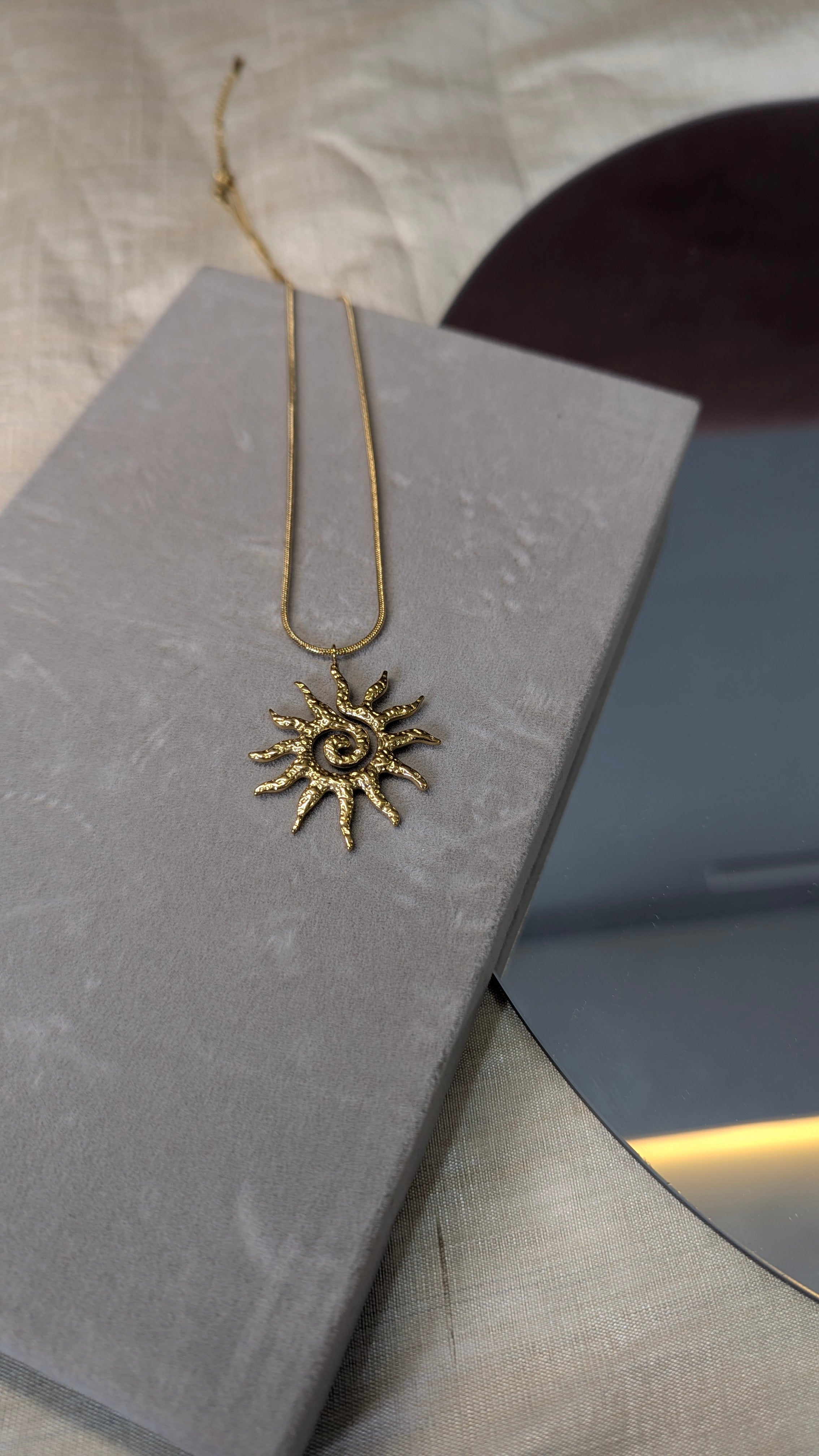 Sun Pendant Necklace