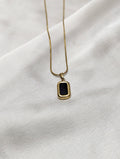 Black Stone Pendant