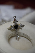 Noir Gothic cross pendant