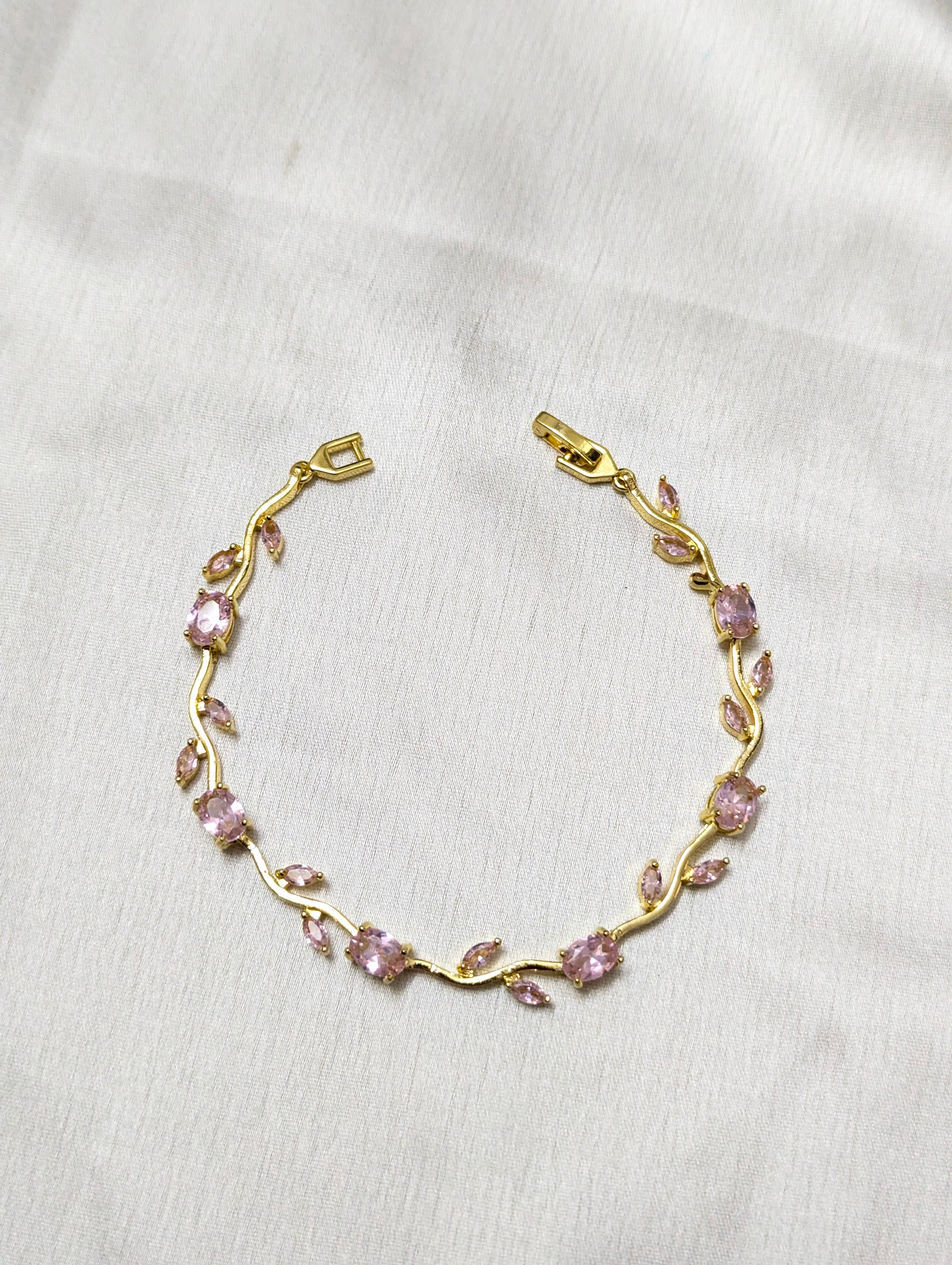 Pink Tulip Bracelet