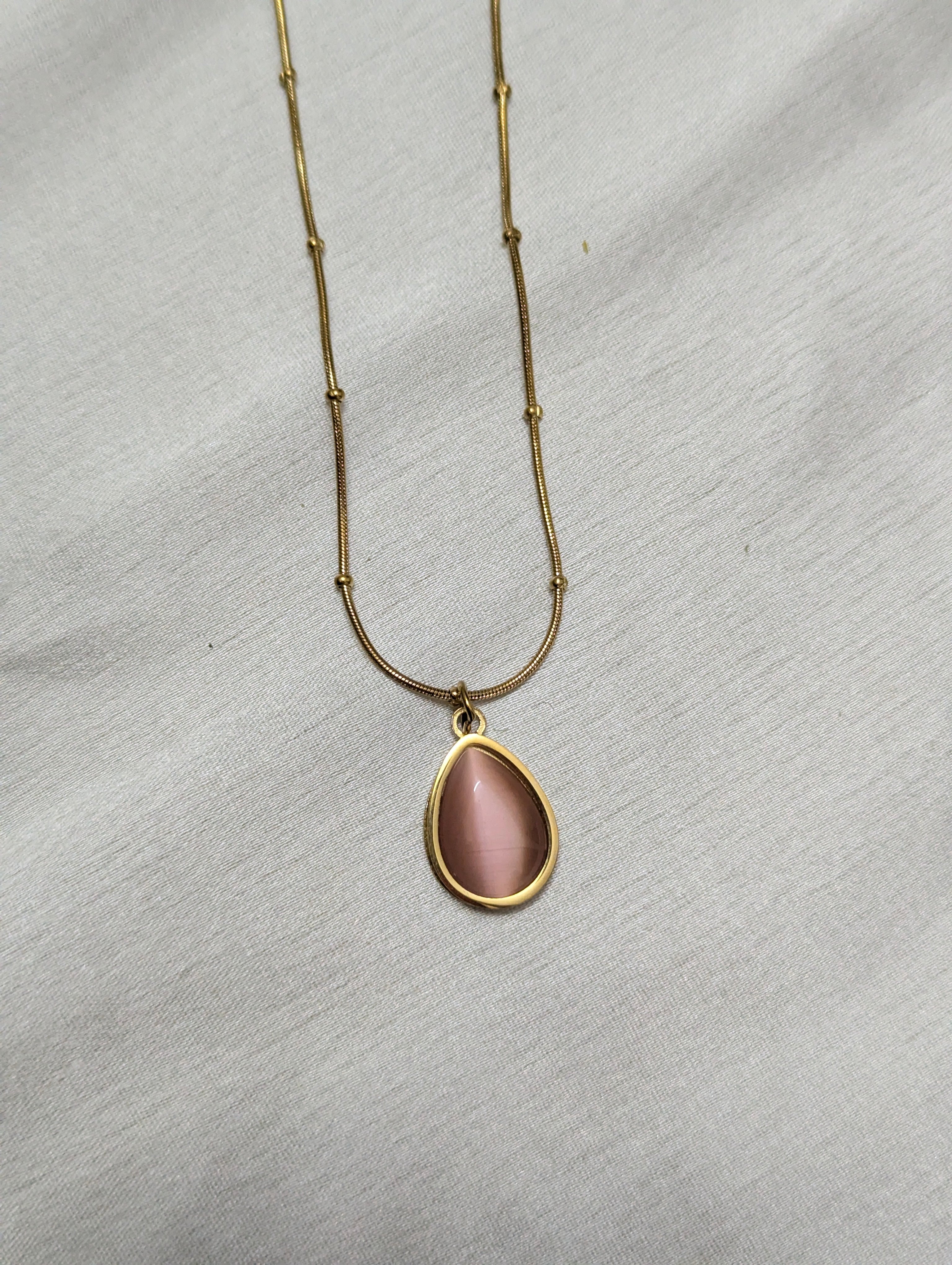 Pink Drop Pendant