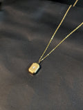 Anti-Tarnish Gold North Star Necklace Crystal