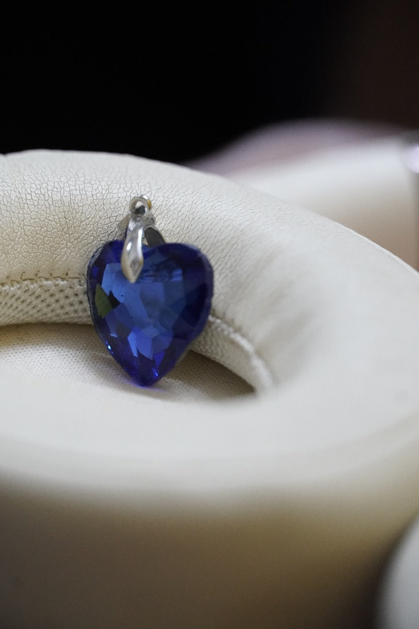 Blue Heart shaped Pendant